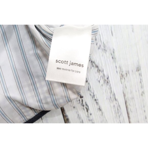 Scott James Tweed Checkered Waistcoat Vest Brown Size Large - Picture 7 of 11